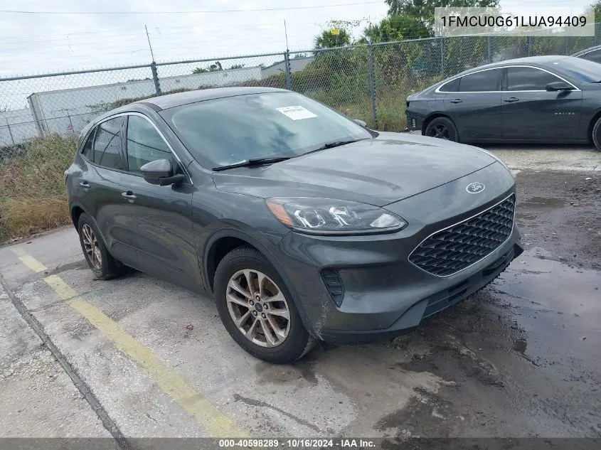 2020 Ford Escape Se VIN: 1FMCU0G61LUA94409 Lot: 40598289