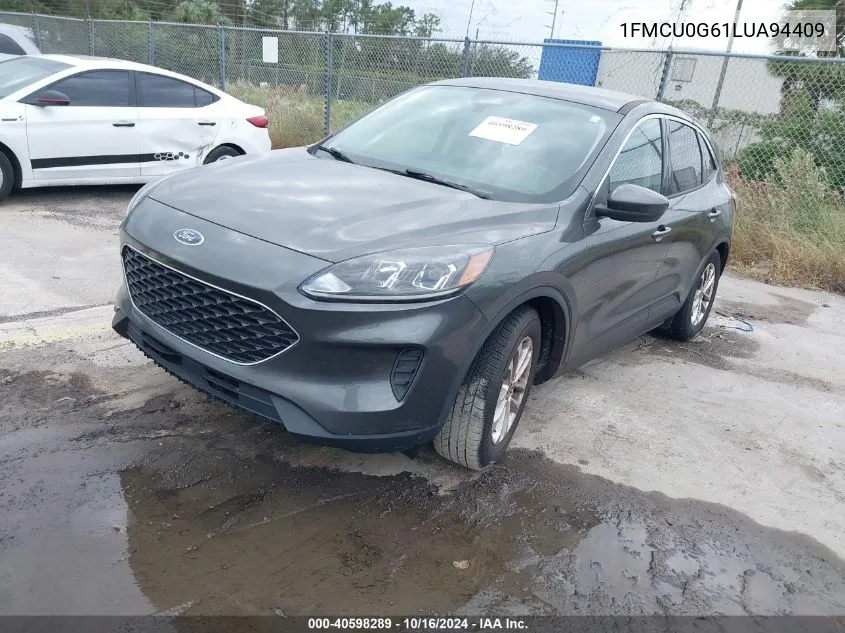 2020 Ford Escape Se VIN: 1FMCU0G61LUA94409 Lot: 40598289