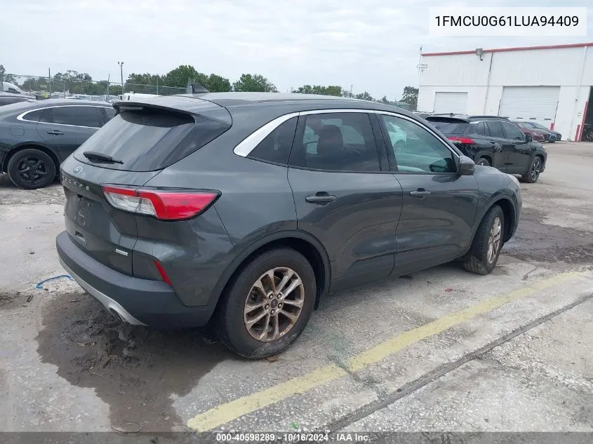 2020 Ford Escape Se VIN: 1FMCU0G61LUA94409 Lot: 40598289