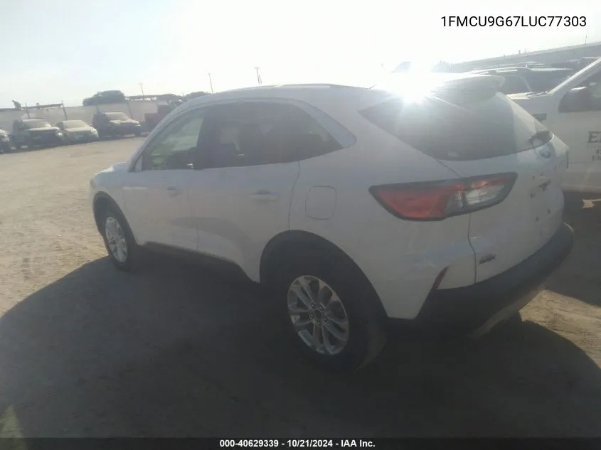 2020 Ford Escape Se VIN: 1FMCU9G67LUC77303 Lot: 40629339