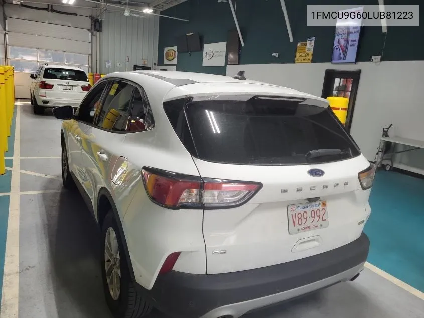 2020 Ford Escape Se VIN: 1FMCU9G60LUB81223 Lot: 40637622