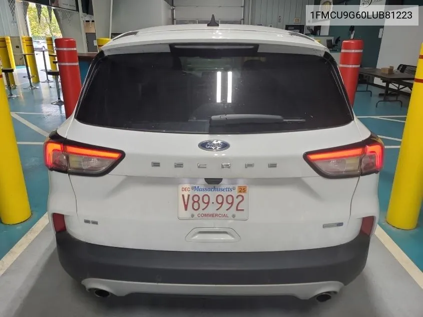 2020 Ford Escape Se VIN: 1FMCU9G60LUB81223 Lot: 40637622