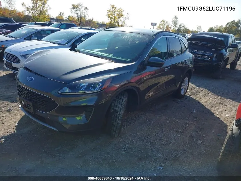 2020 Ford Escape Se VIN: 1FMCU9G62LUC71196 Lot: 40639640