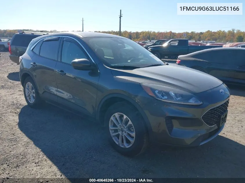 2020 Ford Escape Se VIN: 1FMCU9G63LUC51166 Lot: 40645266