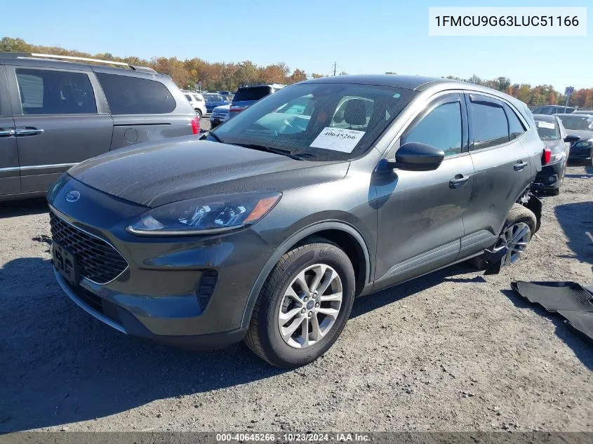 2020 Ford Escape Se VIN: 1FMCU9G63LUC51166 Lot: 40645266