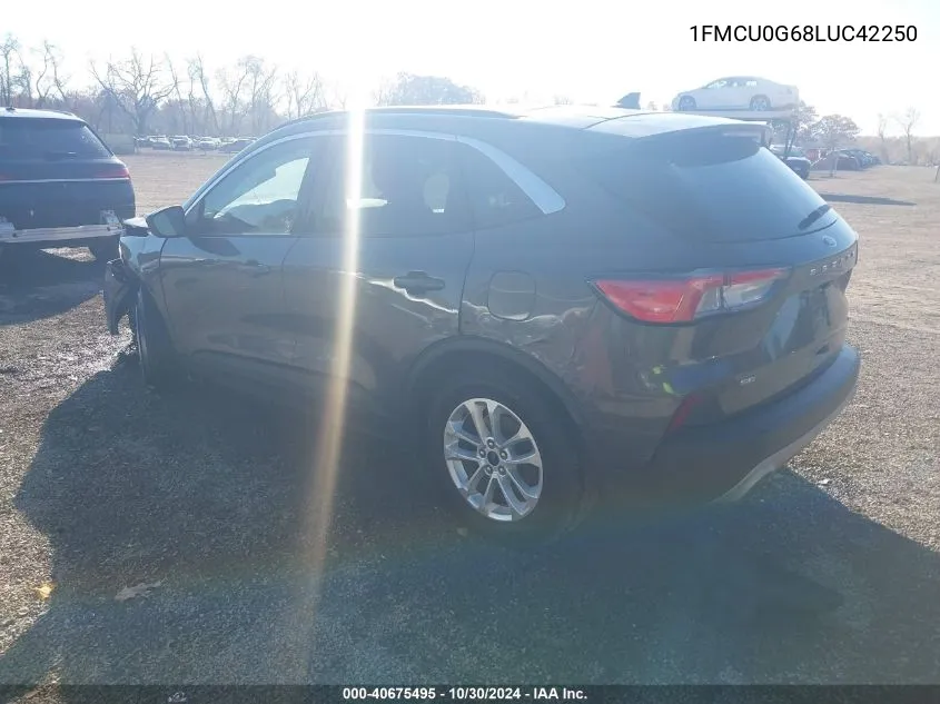 2020 Ford Escape Se VIN: 1FMCU0G68LUC42250 Lot: 40675495