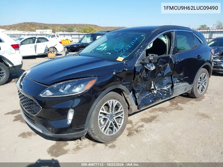 2020 Ford Escape Sel VIN: 1FMCU9H62LUC09490 Lot: 40677112