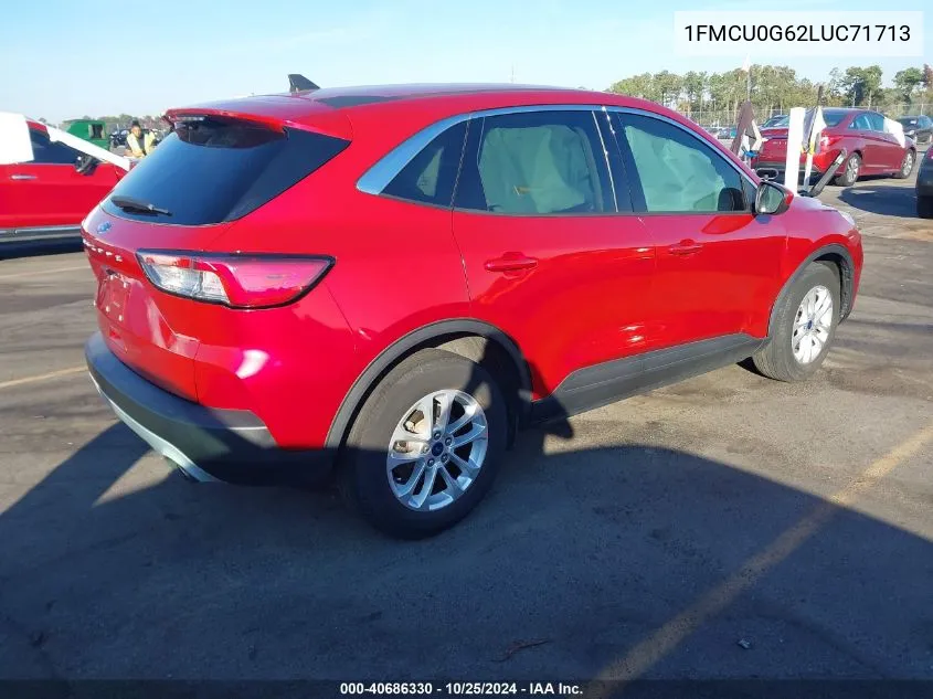 2020 Ford Escape Se VIN: 1FMCU0G62LUC71713 Lot: 40686330