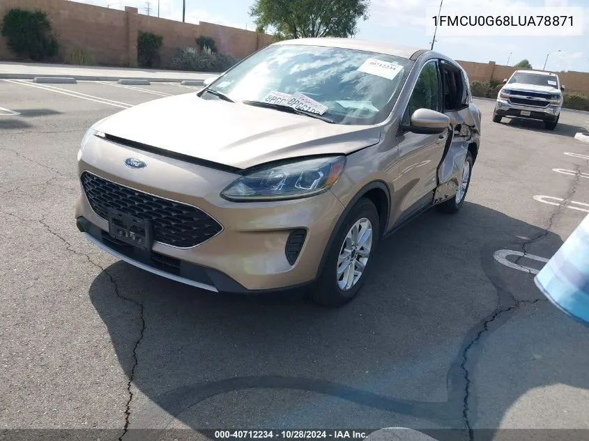 2020 Ford Escape Se VIN: 1FMCU0G68LUA78871 Lot: 40712234