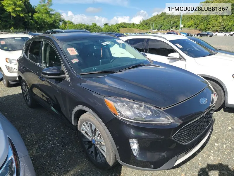 2020 Ford Escape Titanium Hybrid VIN: 1FMCU0DZ8LUB81867 Lot: 40719603