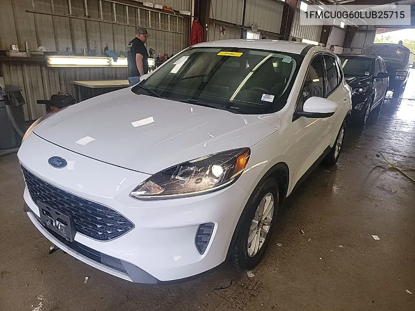 2020 Ford Escape Se VIN: 1FMCU0G60LUB25715 Lot: 40750048