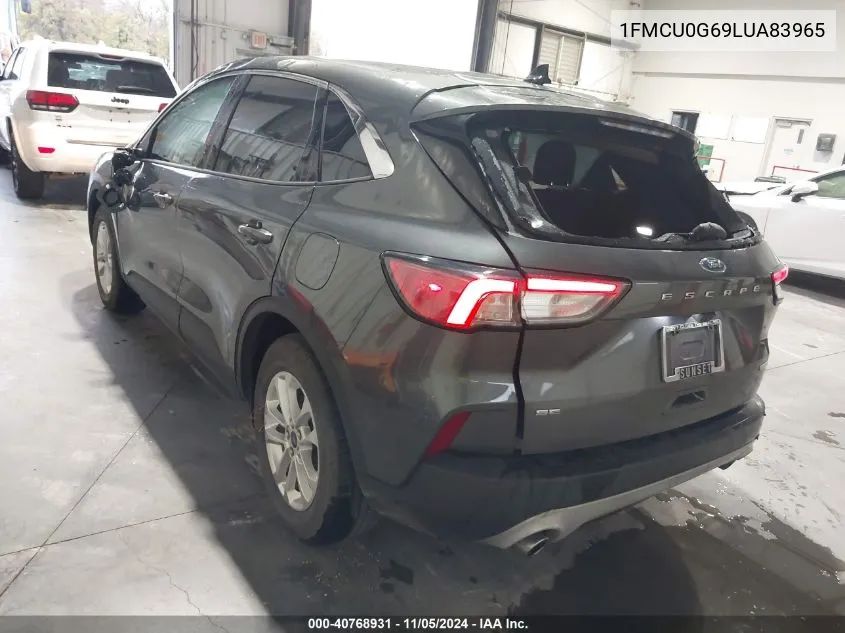 2020 Ford Escape Se VIN: 1FMCU0G69LUA83965 Lot: 40768931