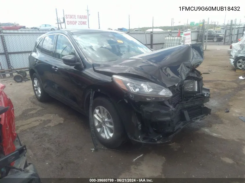 2021 Ford Escape Se VIN: 1FMCU9G60MUB18432 Lot: 39680799