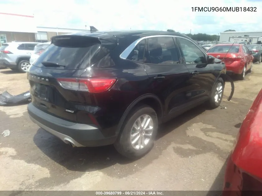 2021 Ford Escape Se VIN: 1FMCU9G60MUB18432 Lot: 39680799