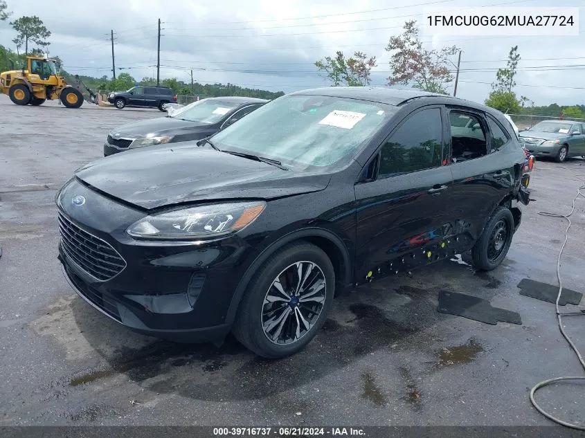 2021 Ford Escape Se VIN: 1FMCU0G62MUA27724 Lot: 39716737