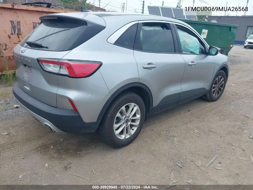 2021 Ford Escape Se VIN: 1FMCU0G69MUA26568 Lot: 39929948