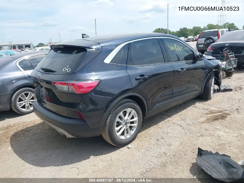 2021 Ford Escape Se VIN: 1FMCU0G66MUA10523 Lot: 40081167