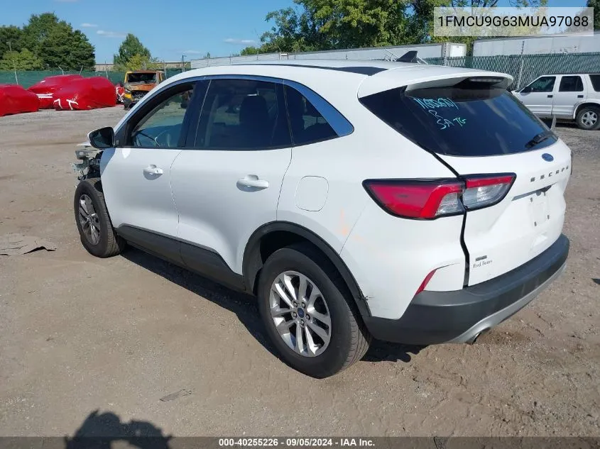 2021 Ford Escape Se VIN: 1FMCU9G63MUA97088 Lot: 40255226