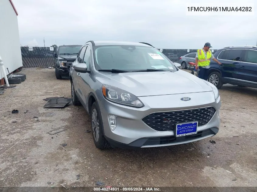 2021 Ford Escape Sel VIN: 1FMCU9H61MUA64282 Lot: 40274931