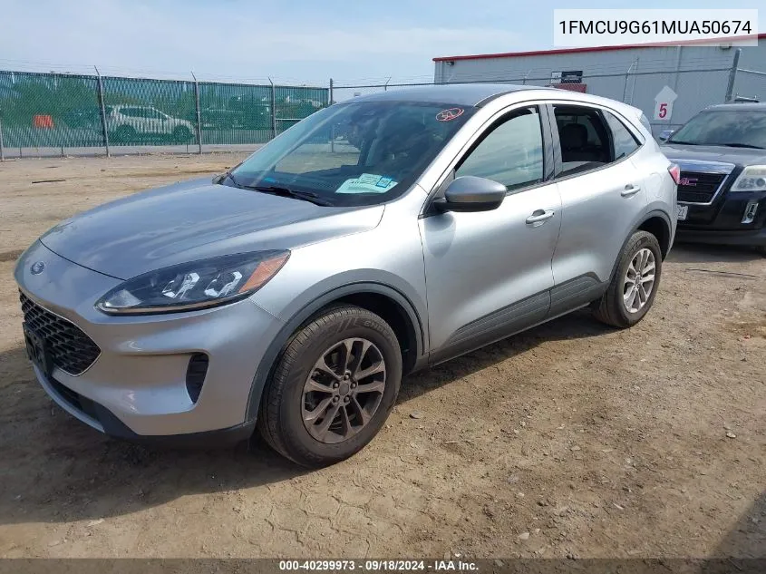 2021 Ford Escape Se VIN: 1FMCU9G61MUA50674 Lot: 40299973