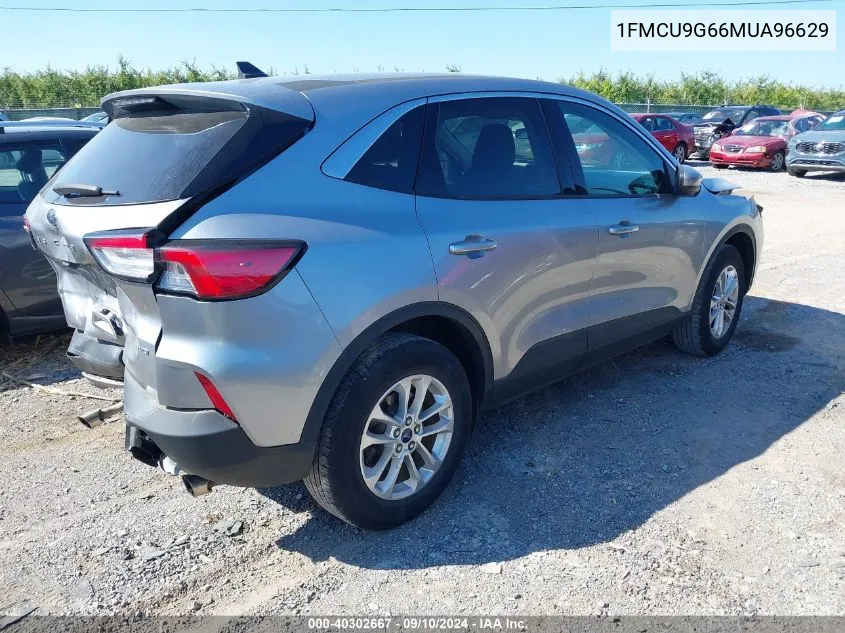 2021 Ford Escape Se VIN: 1FMCU9G66MUA96629 Lot: 40302667