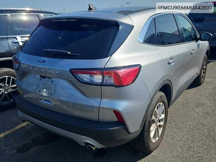 2021 Ford Escape Se VIN: 1FMCU9G66MUA42800 Lot: 40304948