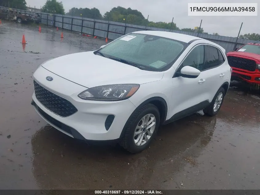 2021 Ford Escape Se VIN: 1FMCU9G66MUA39458 Lot: 40318697