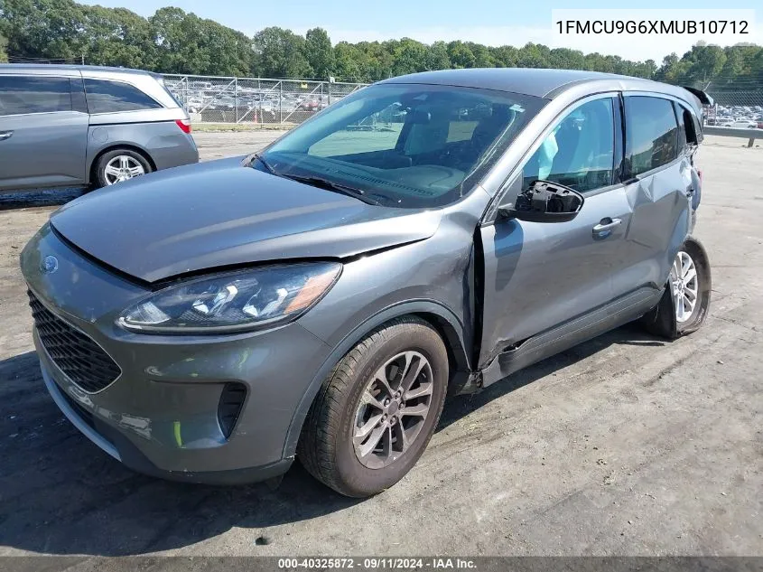 2021 Ford Escape Se VIN: 1FMCU9G6XMUB10712 Lot: 40325872