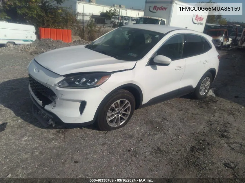 2021 Ford Escape Se VIN: 1FMCU0G66MUA86159 Lot: 40330789