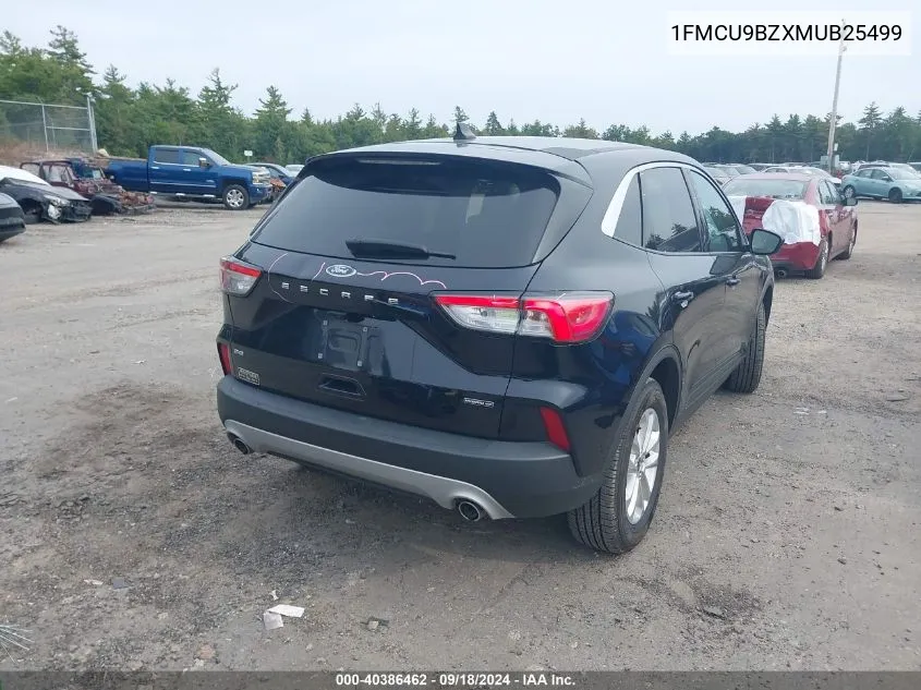 2021 Ford Escape Se Hybrid VIN: 1FMCU9BZXMUB25499 Lot: 40386462