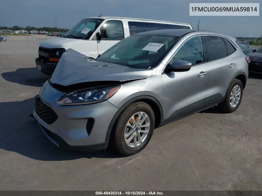 2021 Ford Escape Se VIN: 1FMCU0G69MUA59814 Lot: 40430314