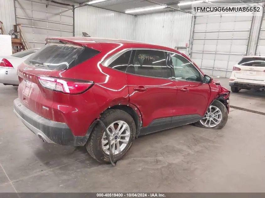 2021 Ford Escape Se VIN: 1FMCU9G66MUA86652 Lot: 40519400