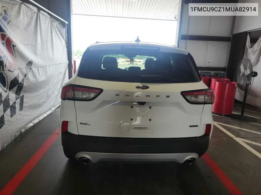 2021 Ford Escape Sel Hybrid VIN: 1FMCU9CZ1MUA82914 Lot: 40562445