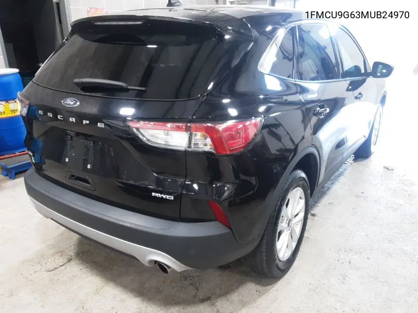 2021 Ford Escape Se VIN: 1FMCU9G63MUB24970 Lot: 40648181