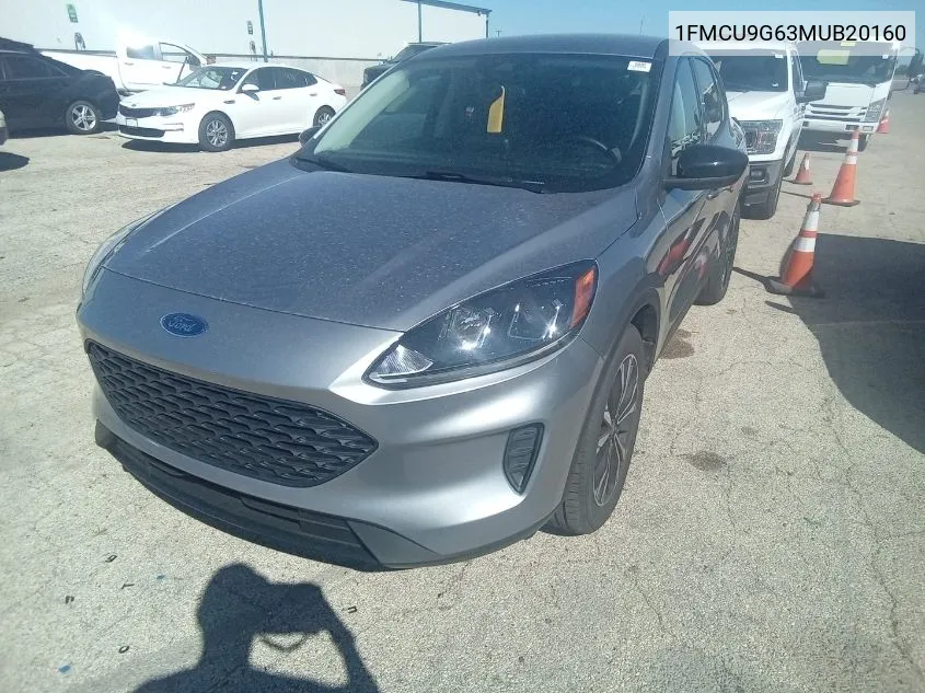 2021 Ford Escape Se VIN: 1FMCU9G63MUB20160 Lot: 40648188