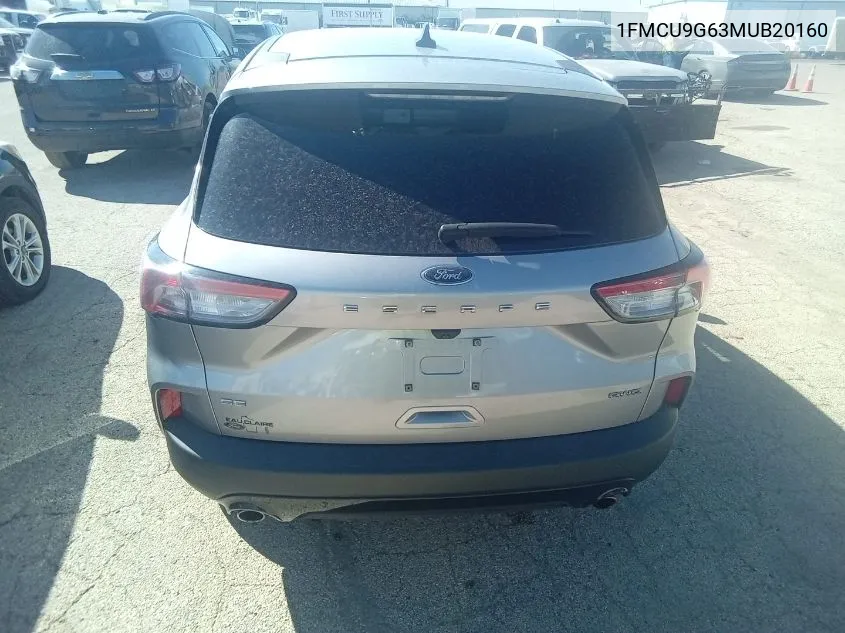 2021 Ford Escape Se VIN: 1FMCU9G63MUB20160 Lot: 40648188