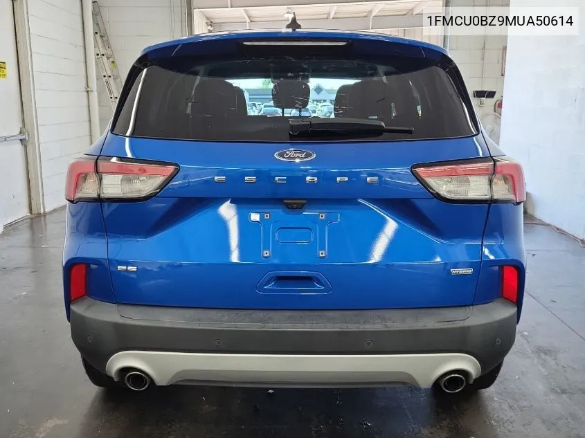 2021 Ford Escape Se Hybrid VIN: 1FMCU0BZ9MUA50614 Lot: 40673514