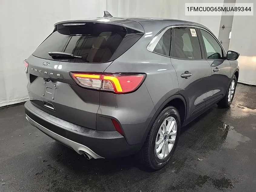 2021 Ford Escape Se VIN: 1FMCU0G65MUA89344 Lot: 40710875