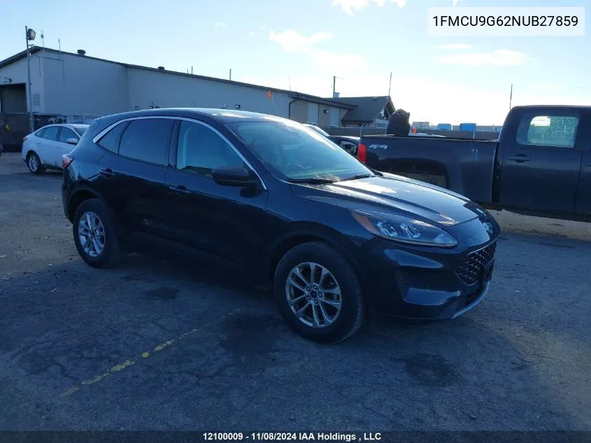 2022 Ford Escape VIN: 1FMCU9G62NUB27859 Lot: 12100009