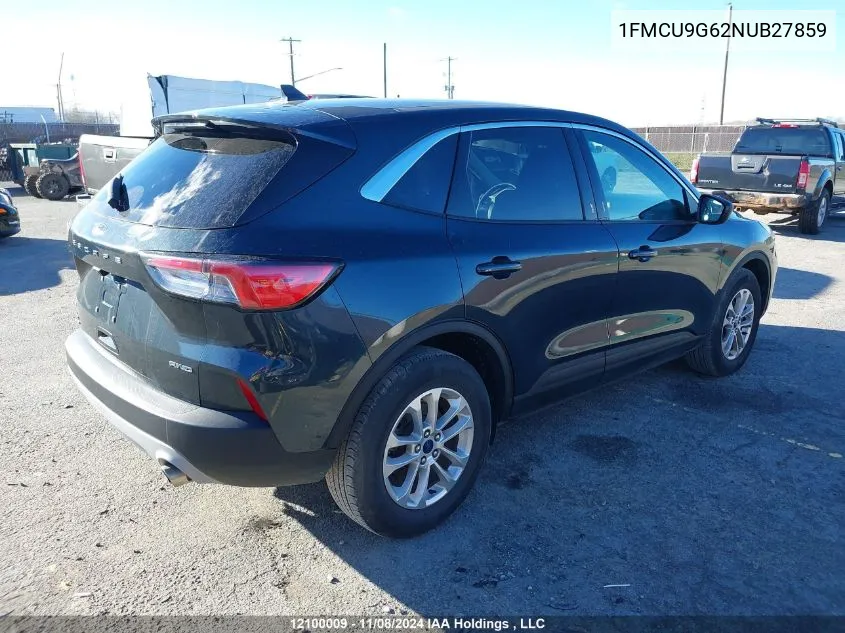 2022 Ford Escape VIN: 1FMCU9G62NUB27859 Lot: 12100009