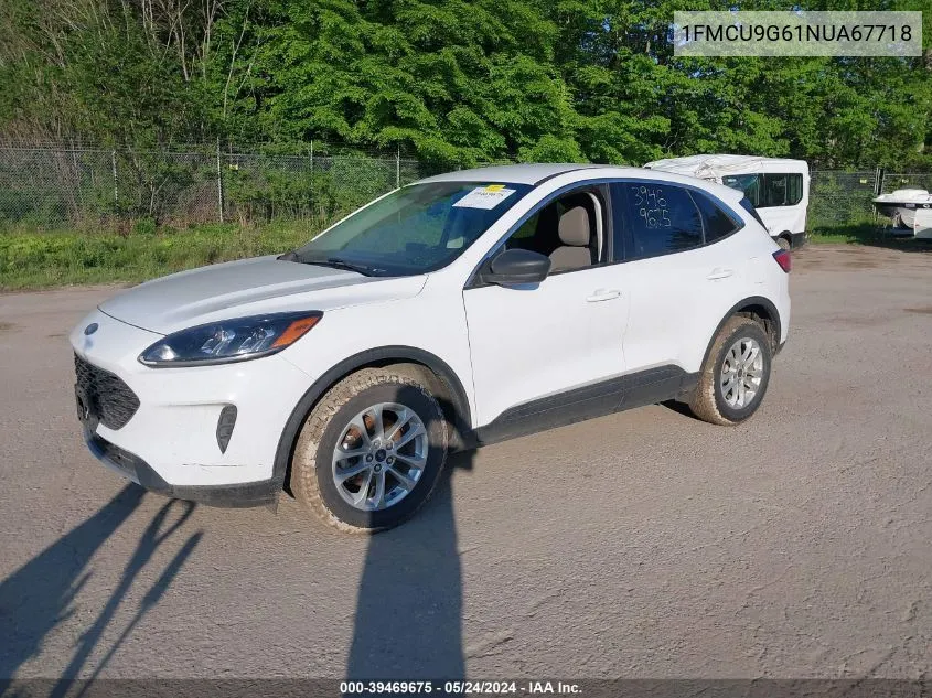 2022 Ford Escape Se VIN: 1FMCU9G61NUA67718 Lot: 39469675