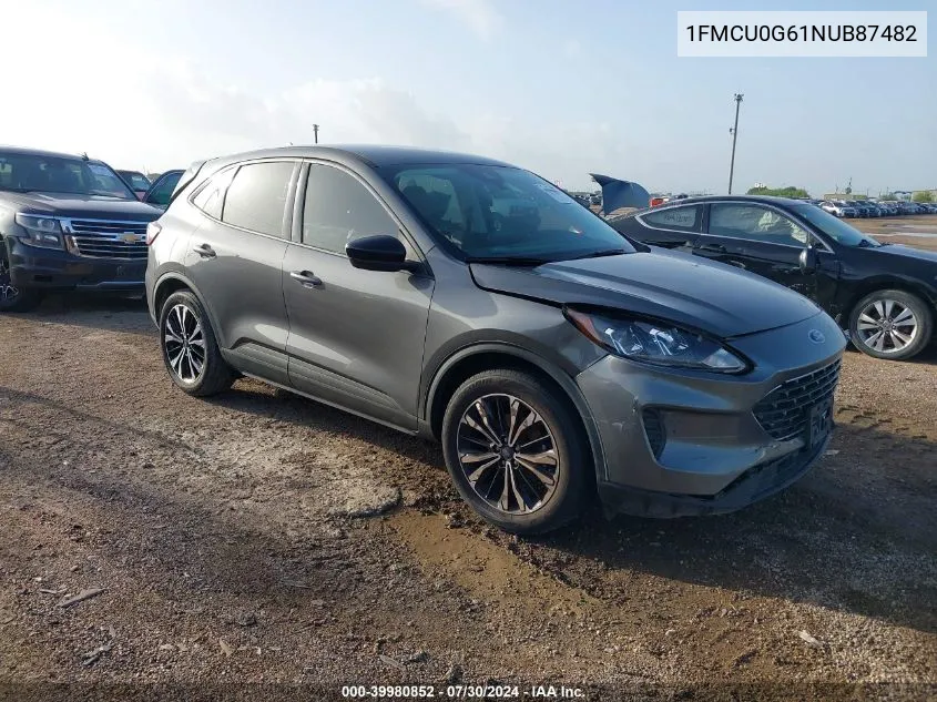 2022 Ford Escape Se VIN: 1FMCU0G61NUB87482 Lot: 39980852