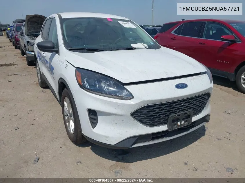 2022 Ford Escape Se Hybrid VIN: 1FMCU0BZ5NUA67721 Lot: 40164557