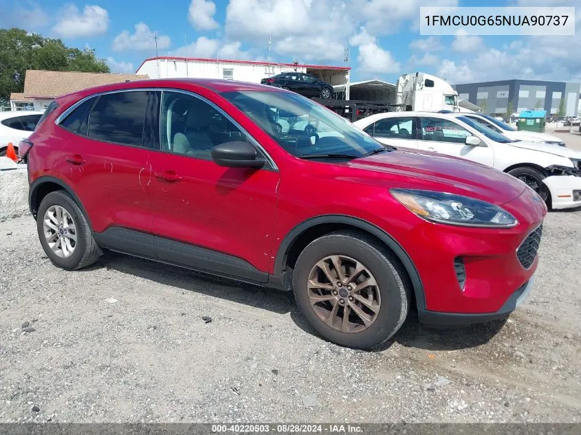 2022 Ford Escape Se VIN: 1FMCU0G65NUA90737 Lot: 40220503