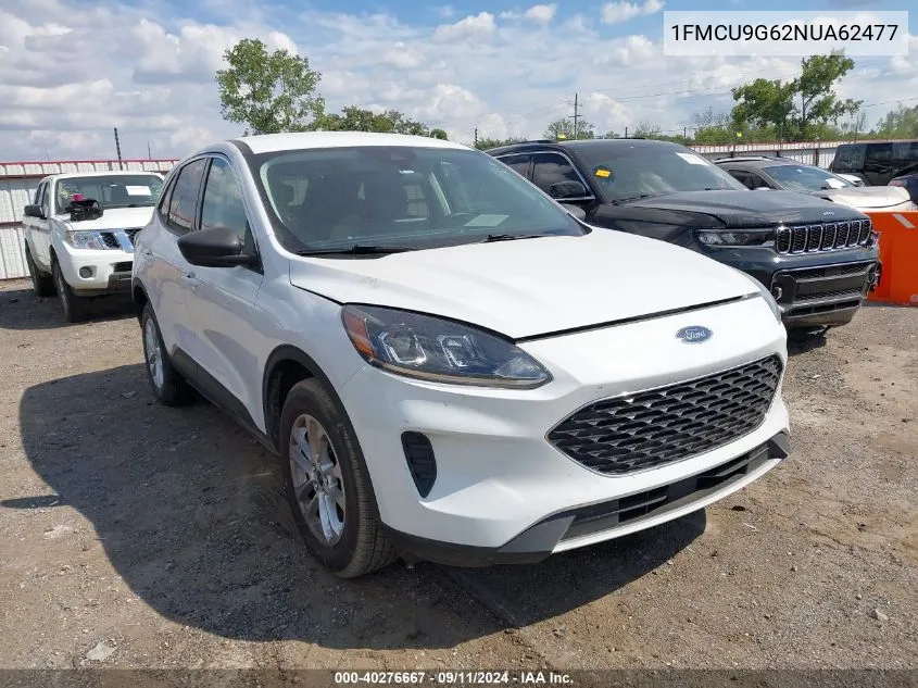 2022 Ford Escape Se VIN: 1FMCU9G62NUA62477 Lot: 40276667