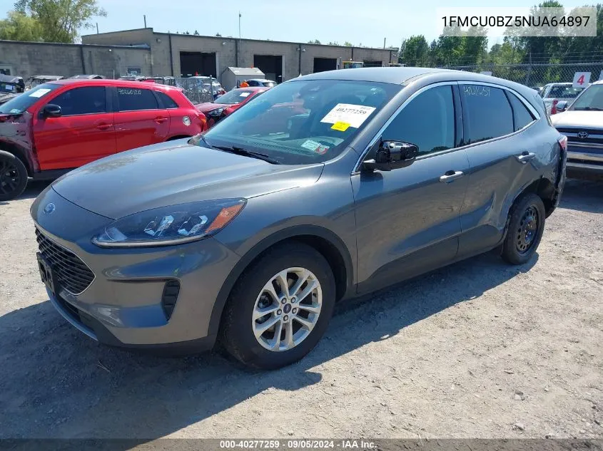 2022 Ford Escape Se Hybrid VIN: 1FMCU0BZ5NUA64897 Lot: 40277259