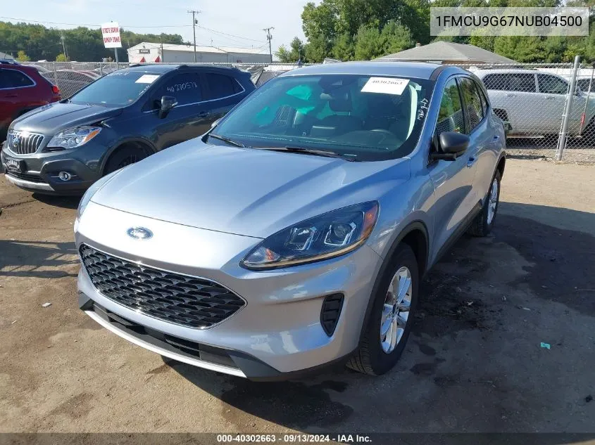 2022 Ford Escape Se VIN: 1FMCU9G67NUB04500 Lot: 40302663