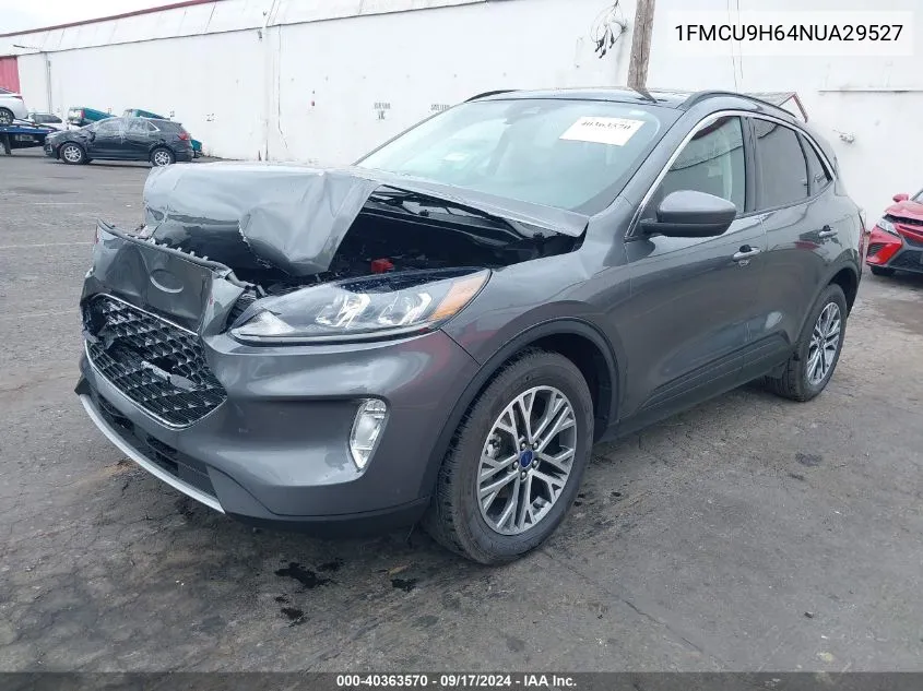 2022 Ford Escape Sel VIN: 1FMCU9H64NUA29527 Lot: 40363570