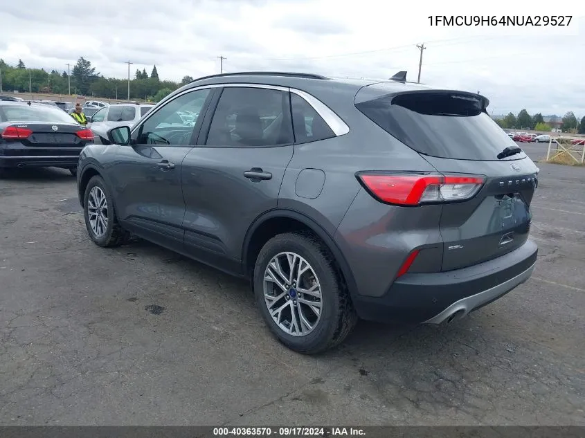 2022 Ford Escape Sel VIN: 1FMCU9H64NUA29527 Lot: 40363570