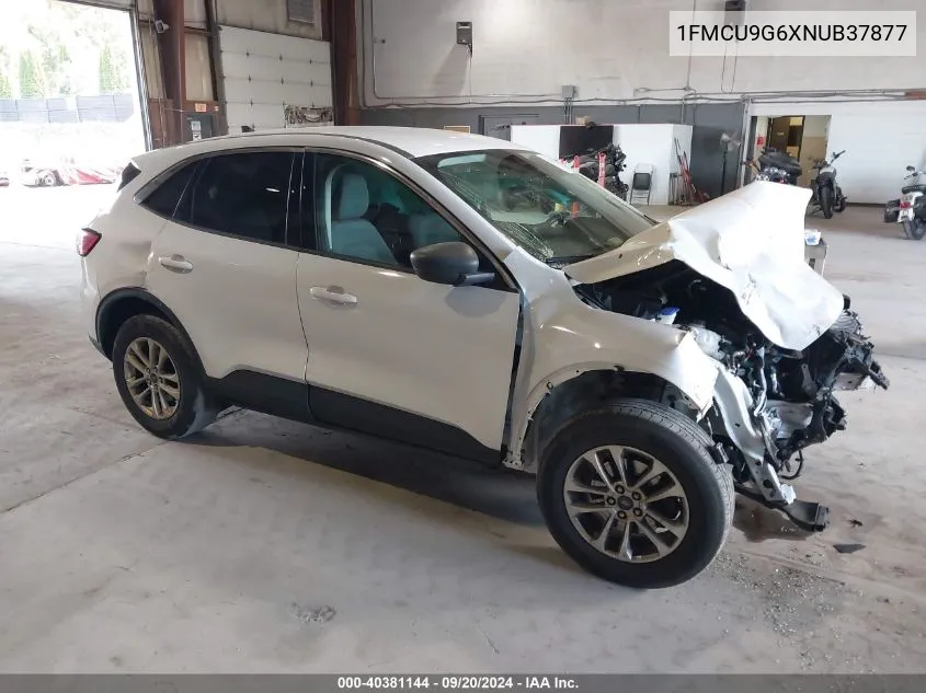 2022 Ford Escape Se VIN: 1FMCU9G6XNUB37877 Lot: 40381144